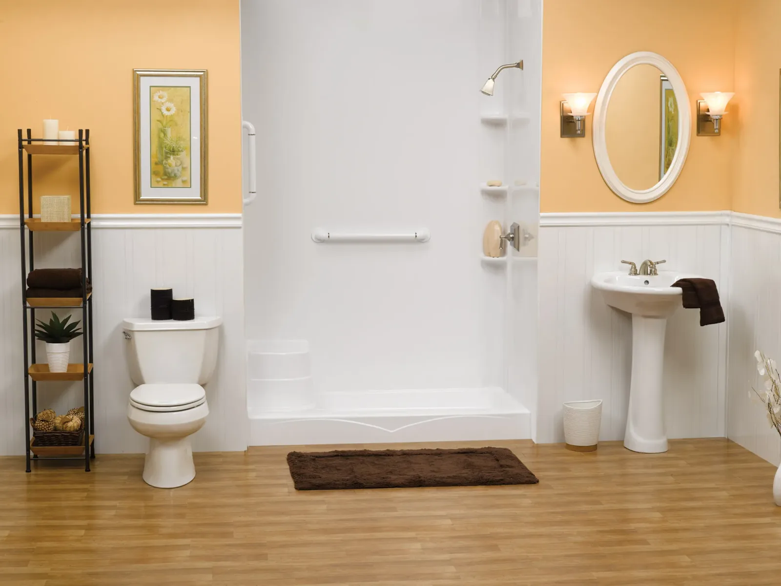 A completed Clear Day Bath Solutions installation