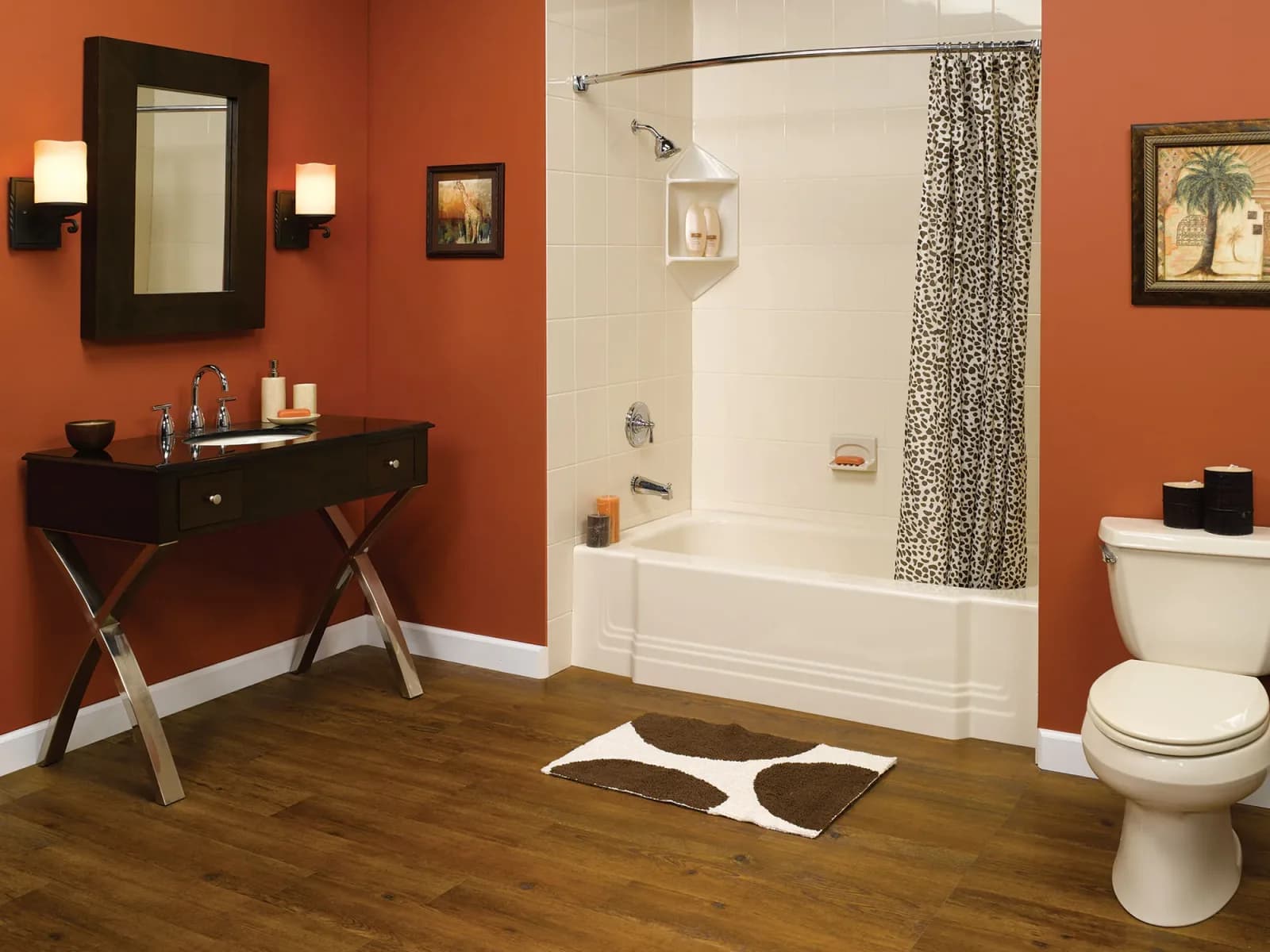 A completed Clear Day Bath Solutions installation