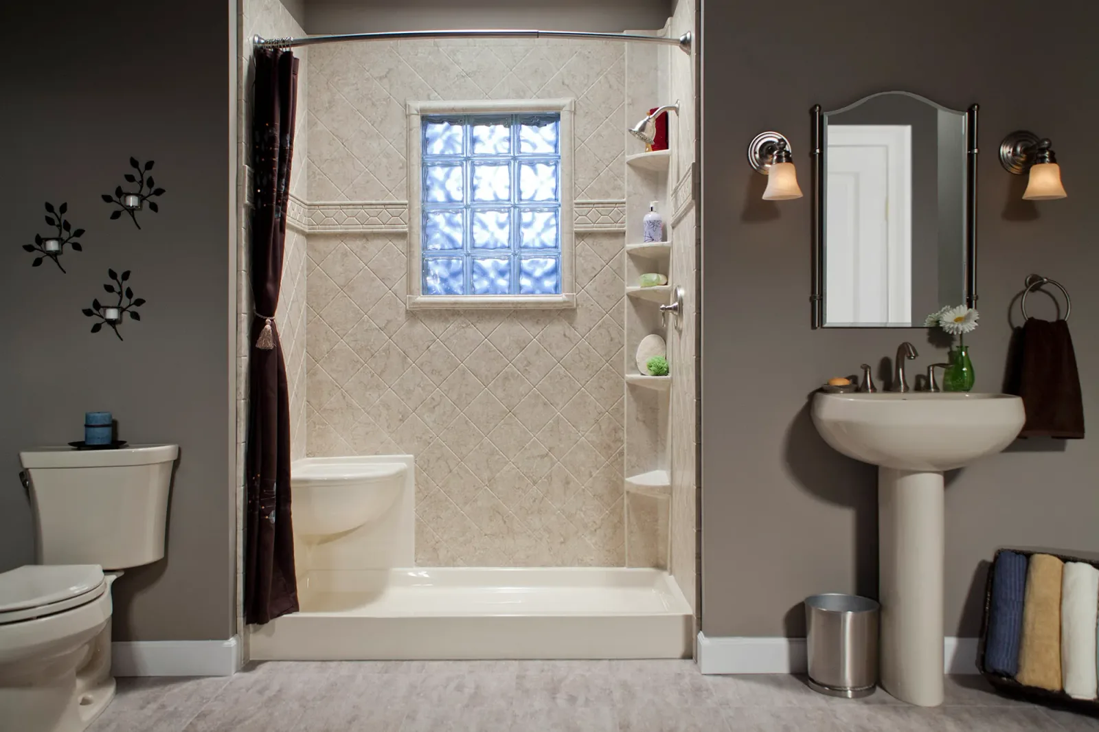 A completed Clear Day Bath Solutions installation