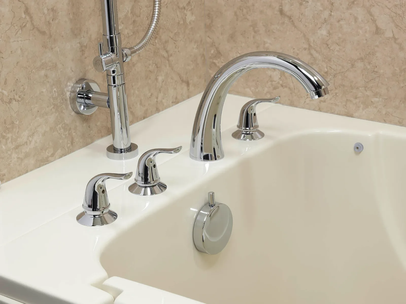 A completed Clear Day Bath Solutions installation