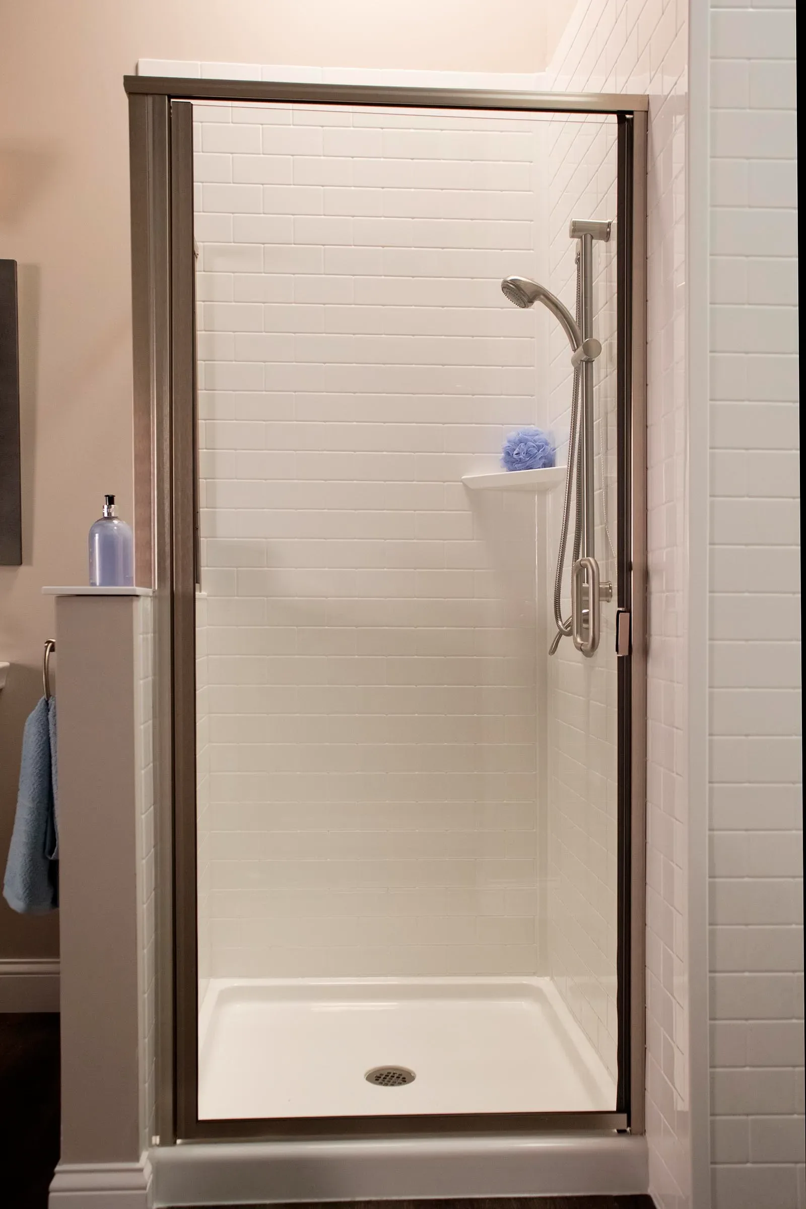 A completed Clear Day Bath Solutions installation