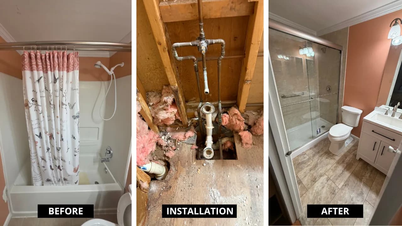 A Clear Day Bath Solutions project